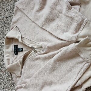 Victoria's Secret Cream Zip Pullover